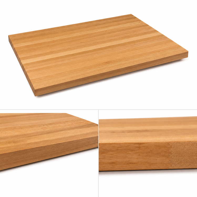 Product image #4 for John Boos Appalachian Red Oak Island Countertop, 60 x 48 x 1-3/4 Inch, Penetrating Oil Finish