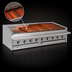 Thumbnail image #4 for Bakers Pride Dante Series 72-Inch Low-Profile Countertop Gas Radiant Charbroiler with Glo-Stones