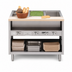 Thumbnail image #4 for Dinex ServeXpress DXPDME5OS 5-Well Electric Hot Food Table with Open Base, 72