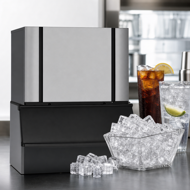 Product image #5 for Ice-O-Matic Elevation Series Water-Cooled Half-Size Cube Modular Ice Maker, 48 Inch Wide