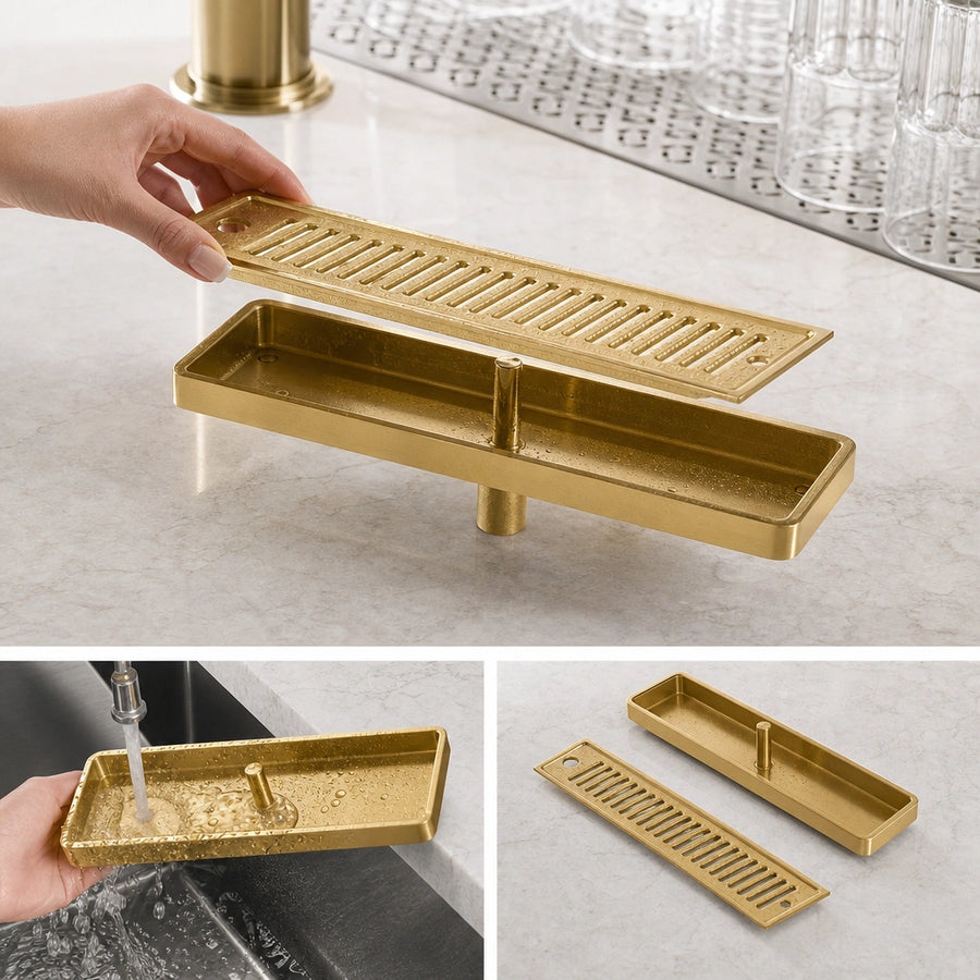 Removable Louvered Glass Rack