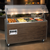 Thumbnail image #4 for Vollrath 2-Series Affordable Portable 3-Well Mobile Hot Food Station with Buffet Breath Guard, Lights, and Enclosed Storage Base