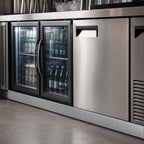 Thumbnail image #4 for Krowne BS-160 60-Inch Stainless Steel Front Kick Plate for Back Bar Coolers