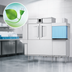 Thumbnail image #4 for Hobart CL76C-DWR High Temperature Single-Tank Rack Conveyor Dishwasher with Drain Water Energy Recovery