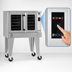 Thumbnail image #4 for Southbend Platinum Single Gas Convection Oven, Bakery Depth, Touchscreen Controls, Independent Doors