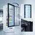 Thumbnail image #4 for Omcan RE-CN-0009-HC One-Section Reach-In Display Refrigerator, 9.1 Cu. Ft., Bottom Mount, Glass Door