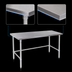 Thumbnail image #4 for John Boos Stallion Flat Top Stainless Steel Work Table, 108