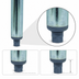 Thumbnail image #4 for Advance Tabco Galvanized Equipment Legs with Adjustable Bullet Feet, 34-1/2 Inches High, Set of 6