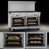 Thumbnail image #4 for Southbend Ultimate 60-Inch Commercial Gas Restaurant Range with 2 Star/Sauté Burners, 48-Inch Griddle, Standard Oven and Convection Oven