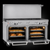 Thumbnail image #4 for Southbend Ultimate 60-Inch Gas Restaurant Range with 8 Open Burners, Standard Oven, and Convection Oven