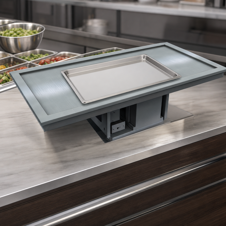 Product image #4 for Delfield 30-Inch Drop-In Frost Top with Self-Contained Refrigeration and R290