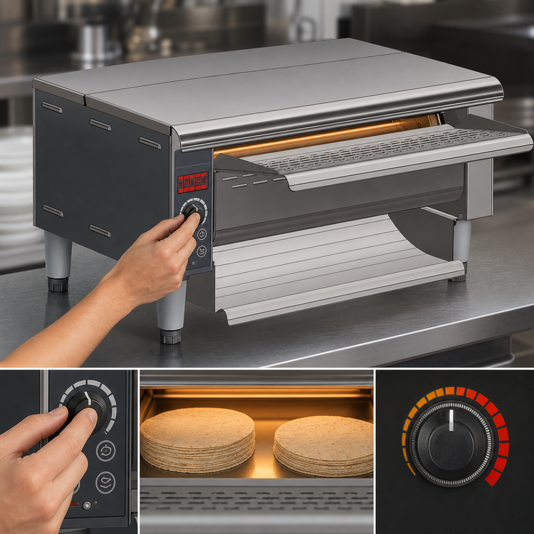 Product image #4 for Star Electric Rolling Tortilla Warmer, 1,350 6-Inch Tortillas/Hour