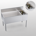 Thumbnail image #4 for Krowne Royal Series 48-Inch Underbar Multi-Station Ice Bin with Insulated Bottle Storage