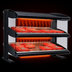 Thumbnail image #4 for Hatco HXMS-30D 30-Inch Countertop Slanted Heated Merchandiser Warmer with Dual Shelves and LED Lighting
