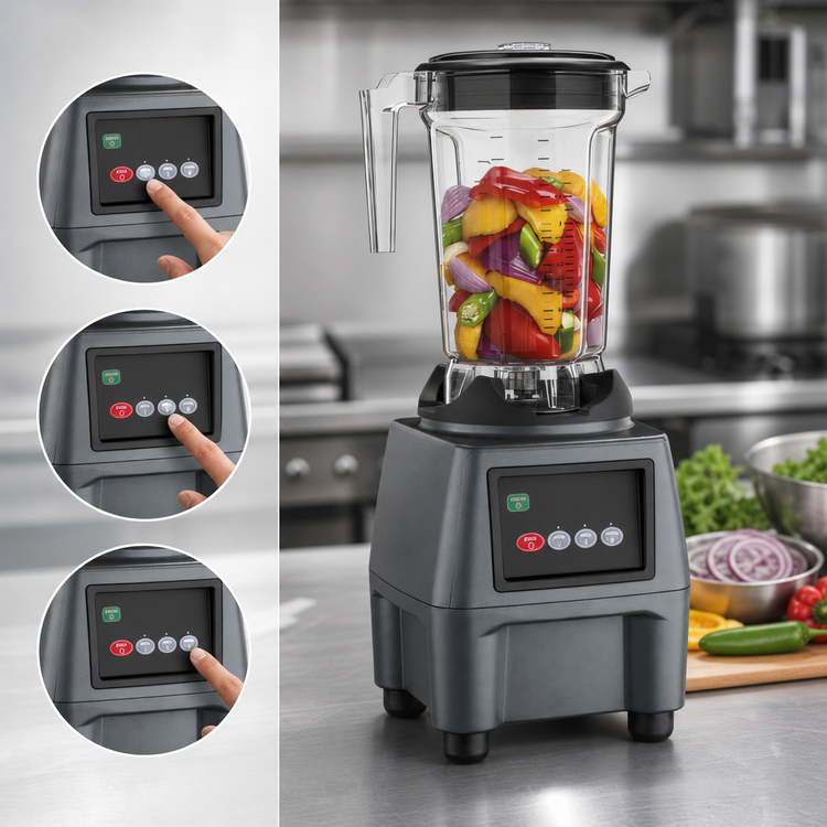 Product image #4 for Waring Commercial Heavy-Duty 1 Gallon 3-Speed Food Blender with Removable Tritan Container
