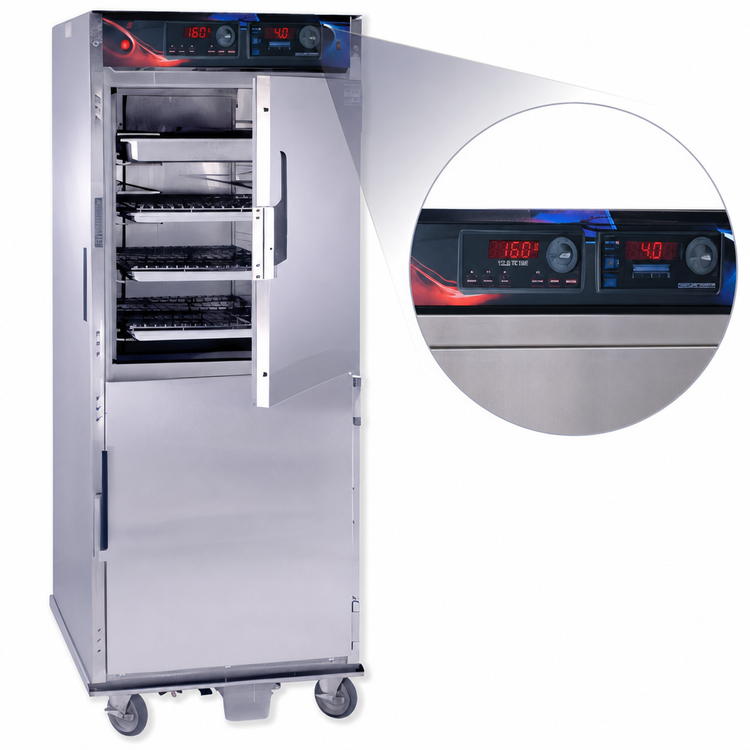 Product image #4 for Cres Cor Roast-N-Hold AquaTemp Full-Height Gentle Convection Cook and Hold Oven, Stainless Steel, 208V, 1-Phase
