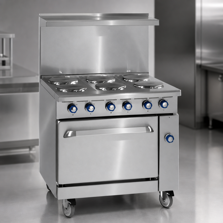 Product image #4 for Imperial Pro Series 36-Inch Electric Restaurant Range with Griddle and Standard Oven