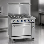 Thumbnail image #4 for Imperial (Middleby) Pro Series IR-G36T-E 36-Inch Electric Restaurant Range with Thermostatic Griddle, 3/4-Inch Plate & Standard Oven