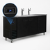 Thumbnail image #4 for Serv-Ware DD73-2-HC Flat-Top Two-Tower, Four-Faucet Beer Dispenser Keg Cooler