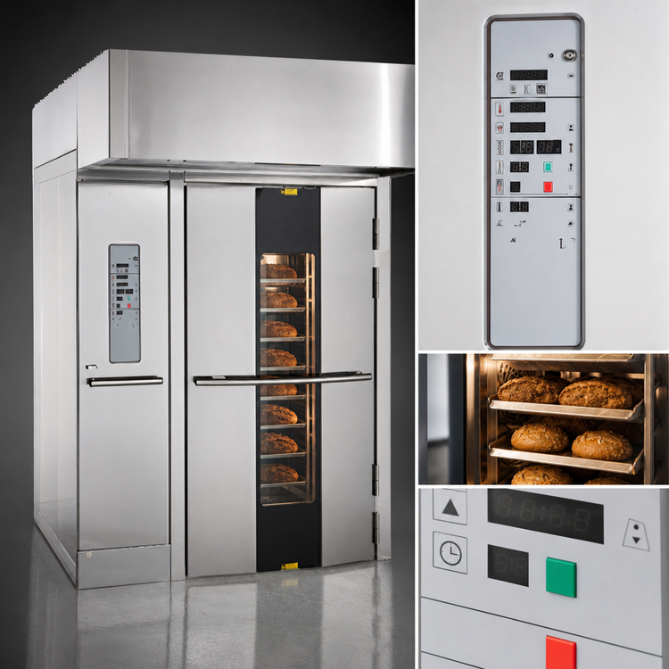 Product image #4 for Baxter Energy-Efficient Rotating Double-Rack Gas Oven with Programmable Digital Controls