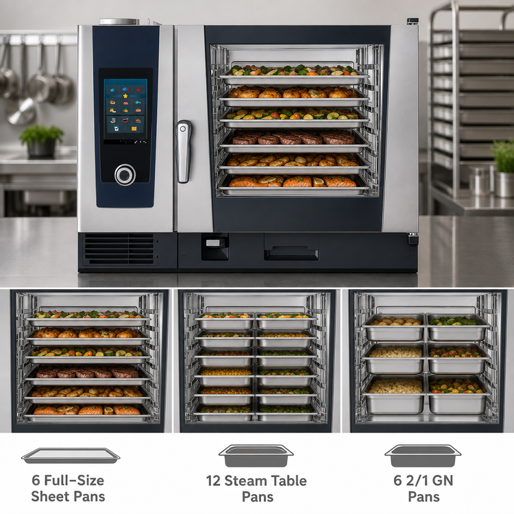 Product image #4 for RATIONAL iCombi Pro 6-Full Size Electric Combi Oven, 480V 3-Phase
