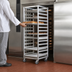 Thumbnail image #4 for Panco Mobile No-Lift Side-Load Full-Height Oven Rack for 10 18 x 26 Inch Pans