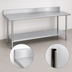 Thumbnail image #4 for Duke 108-Inch x 24-Inch Stainless Steel Work Table with 5-Inch Riser and Galvanized Undershelf
