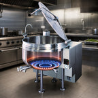 Thumbnail image #4 for Cleveland Range Short Series KGL40SH 40-Gallon Natural Gas Steam-Jacketed Stationary Kettle