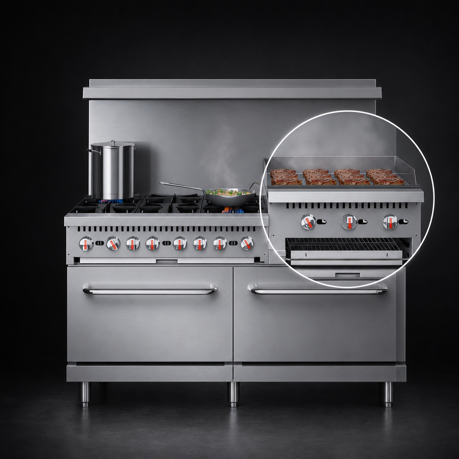 24-Inch Griddle and Broiler