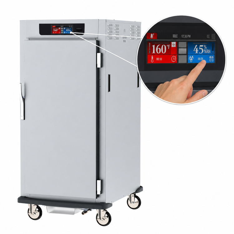 Product image #4 for Metro C5 9 Series Controlled Humidity Heated Holding and Proofing Cabinet, 3/4 Height, Solid Door, Universal Wire Slides