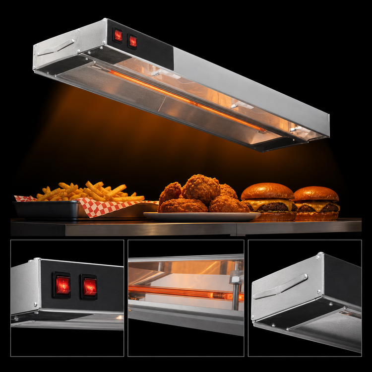 Product image #4 for Eagle RedHots 48-Inch Single Rod Strip Heat Lamp, Unlighted, 120V, 800W