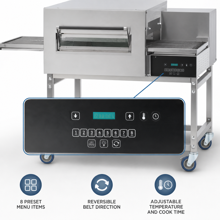 Product image #4 for Lincoln Impinger II 1100 Series Single-Deck Front-Loading Electric Conveyor Oven