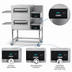 Thumbnail image #4 for Lincoln Impinger II 1100 Series Double-Stack Electric Conveyor Pizza Oven Package with EasyTouch Controls