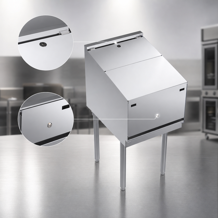 Product image #4 for Krowne Royal Series Locking Cover for 18-Inch Underbar Liquor Bottle Display Unit