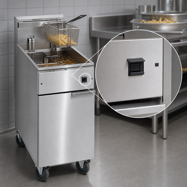 Product image #4 for Imperial IFS-50-EU 50 lb. Electric Floor Fryer with Tilt-Up Elements