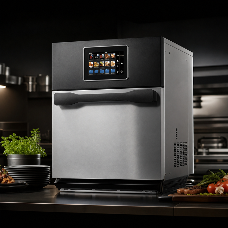 Product image #4 for Lainox Oracle ORACGB Boosted Countertop High-Speed Combi Wave Oven