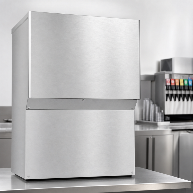 Product image #4 for Hoshizaki Serenity KMS-1122MLJ Remote Air-Cooled Crescent Cube Ice Machine for Beverage Dispensers