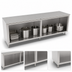 Thumbnail image #4 for John Boos 96-Inch x 24-Inch Stainless Steel Cabinet Base Work Table with Open Front