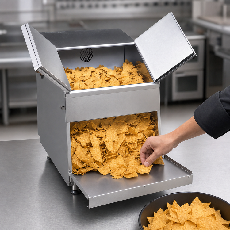 Product image #4 for Comstock-Castle 46 Gallon Top-Loading Nacho and Tortilla Chip Warmer
