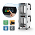 Thumbnail image #4 for Metro HotBlox Wide 16-Pan Dual-Cavity Mobile Pass-Thru Insulated Holding Cabinet with Digital Touchscreen and Clear Doors