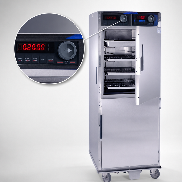 Product image #4 for Cres Cor Roast-N-Hold AquaTemp Deluxe Full-Height Convection Cook and Hold Oven, 12-Pan, 240V, 1-Phase