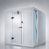 Thumbnail image #4 for AmeriKooler Quick Ship Indoor Walk-In Freezer with Aluminum Floor and Remote R-448A Refrigeration, 5'-10 5/8