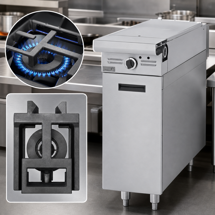 Product image #4 for Garland Master Series 17-Inch Gas Even Heat Hot Top Range Attachment with Storage Base