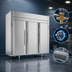 Thumbnail image #4 for Victory UltraSpec V-Core 3-Section Extra Wide Solid Door Reach-In Freezer, 74.16 Cu. Ft.