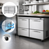 Thumbnail image #4 for Turbo Air PRO Series Two-Section Undercounter Drawer Refrigerator with 4 Drawers, 12.2 Cu. Ft., Stainless Steel, 115V