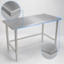 Thumbnail image #4 for John Boos Stainless Steel Work Table with Stallion Safety Edge, 108 x 48 Inches, Flat Top