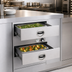 Thumbnail image #4 for Toastmaster Built-In Double-Drawer Food Warming Drawer, 2 x 12 x 20 x 5 Pan Capacity, Thermostatic Controls