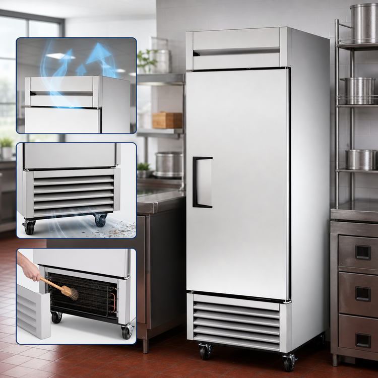 Product image #4 for True T-23F-HC One-Section Reach-In Solid Swing Door Freezer