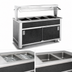 Thumbnail image #4 for Atlas Metal BLH-2-BU 2-Well Electric Mobile Buffet Hot Food Serving Counter