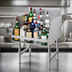 Thumbnail image #5 for Advance Tabco 5-Step Freestanding Stainless Steel Liquor Bottle Display Unit, 12 x 26 x 33 Inches